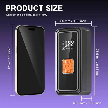 Electric Tire Inflator Portable Air Compressor