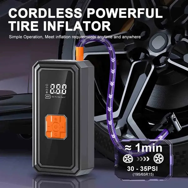 Electric Tire Inflator Portable Air Compressor