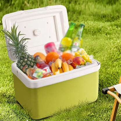 6.3qt insulated hard cooler with handle for camping beach