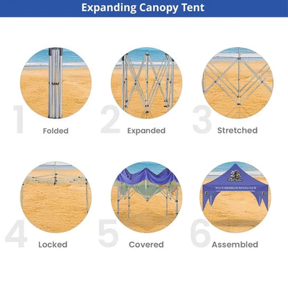 Custom Beach Canopy Package