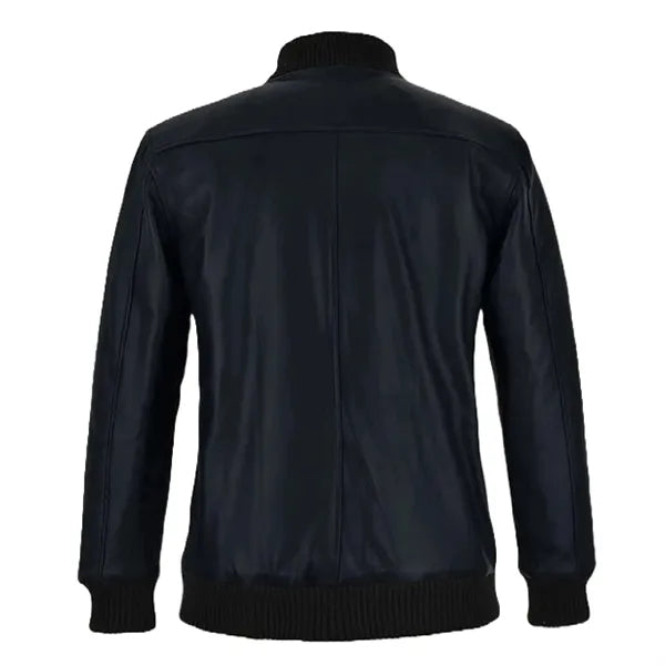 Leather Bomber Jacket for Men's