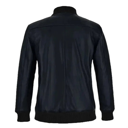 Leather Bomber Jacket for Men's