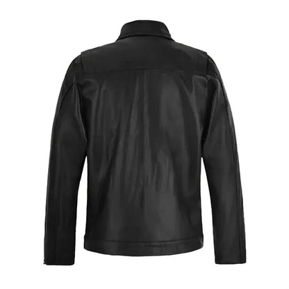 Custom Genuine Leather Biker Jacket