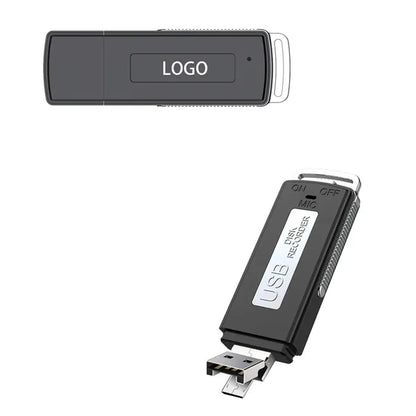 16GB USB Micro Audio Recorder with Dual Connectors