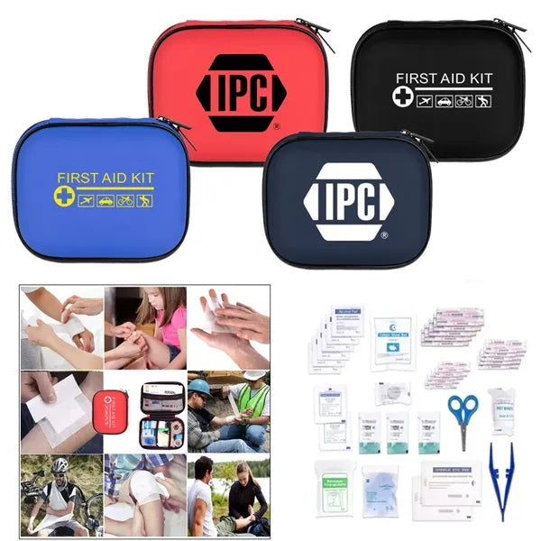 36pc First Aid Kit with EVA Soft Zipper Case