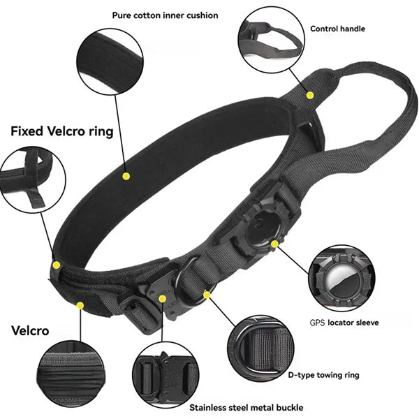 Tactical GPS Collar for Medium Large Dogs