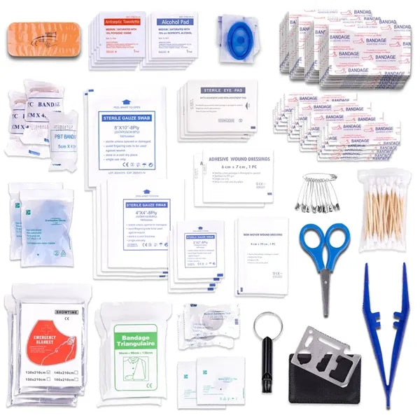 110pc OSHA Compliant First Aid Kit in Easy Carry EVA Zipper