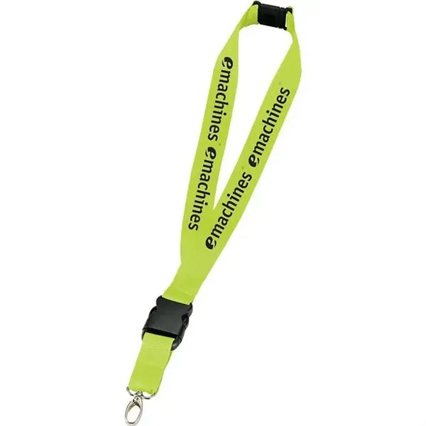 1" Lanyard with Swivel Hook & Breakaway Clip