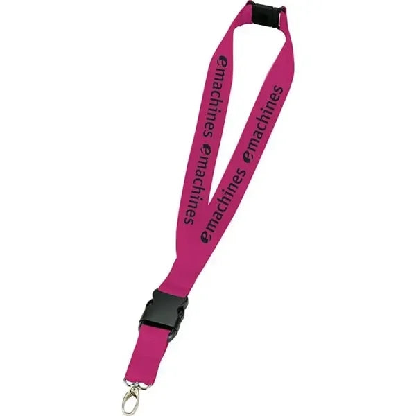 1" Lanyard with Swivel Hook & Breakaway Clip
