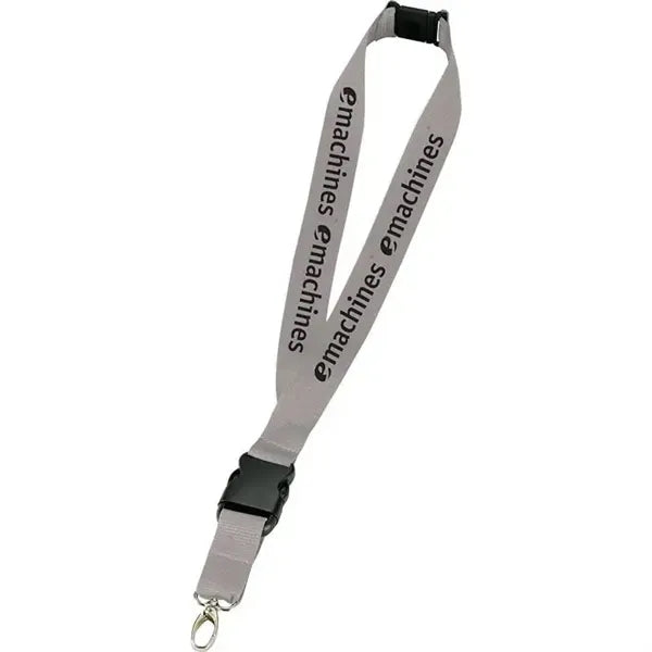 1" Lanyard with Swivel Hook & Breakaway Clip