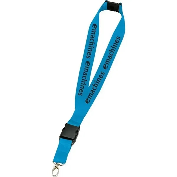 1" Lanyard with Swivel Hook & Breakaway Clip