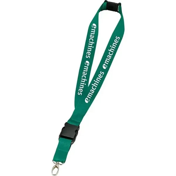 1" Lanyard with Swivel Hook & Breakaway Clip