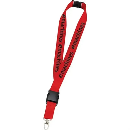 1" Lanyard with Swivel Hook & Breakaway Clip