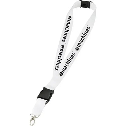 1" Lanyard with Swivel Hook & Breakaway Clip