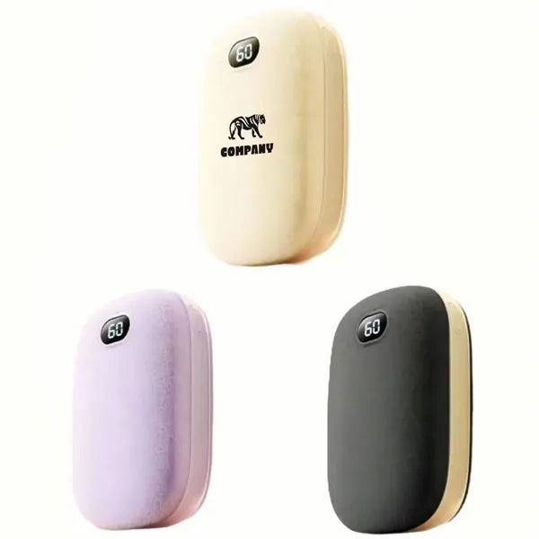 Mini Double-Sided Plush Pocket Warmer Powerbank