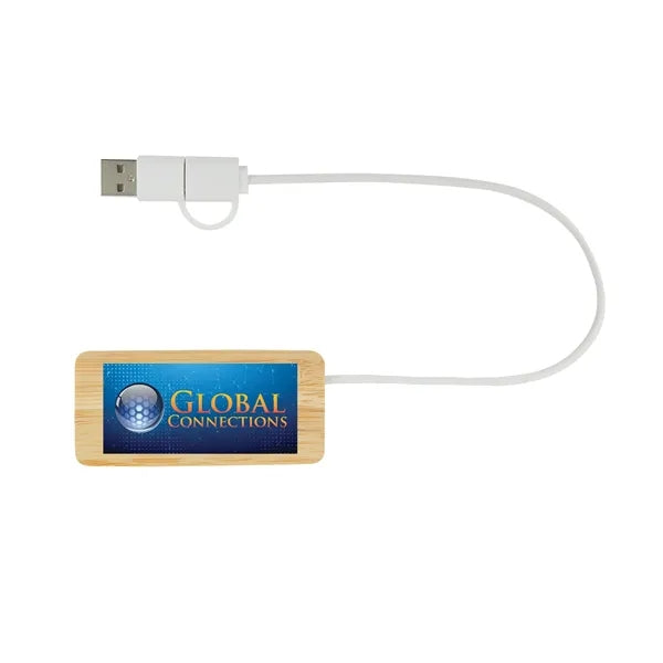 Douglas Bamboo Dual USB Hub