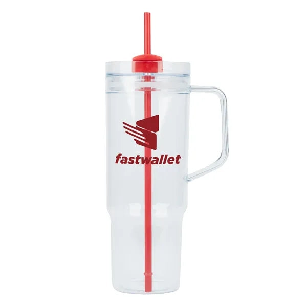 Oliver 40 oz. Clear AS Travel Mug