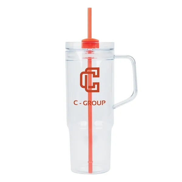 Oliver 40 oz. Clear AS Travel Mug