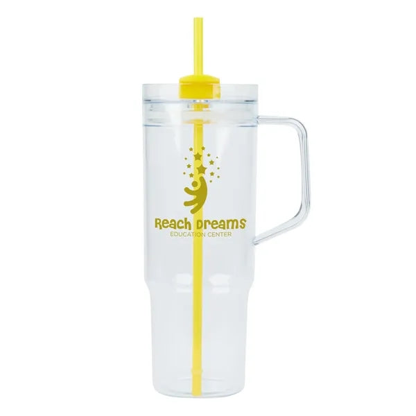 Oliver 40 oz. Clear AS Travel Mug