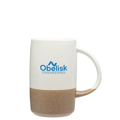 Santander 17 oz. Two-Tone Ceramic Mug