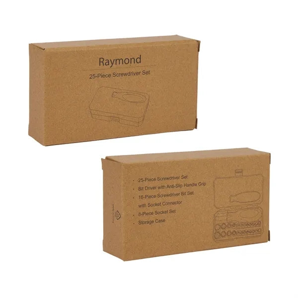Raymond 25-Piece Screwdriver Tool Set