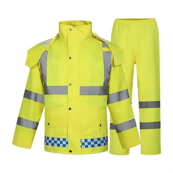 High-Visibility Windproof & Rainproof Safety Clothing