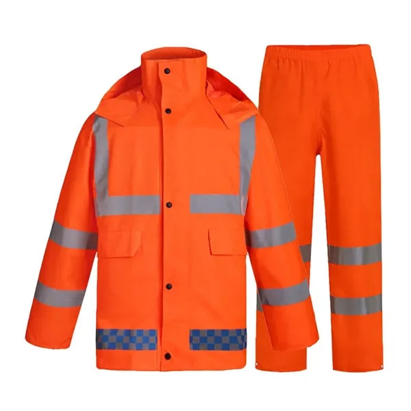 High-Visibility Windproof & Rainproof Safety Clothing