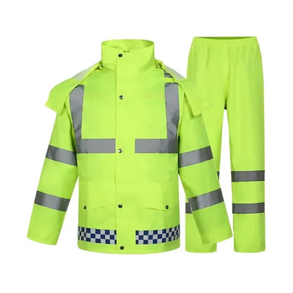 High-Visibility Windproof & Rainproof Safety Clothing