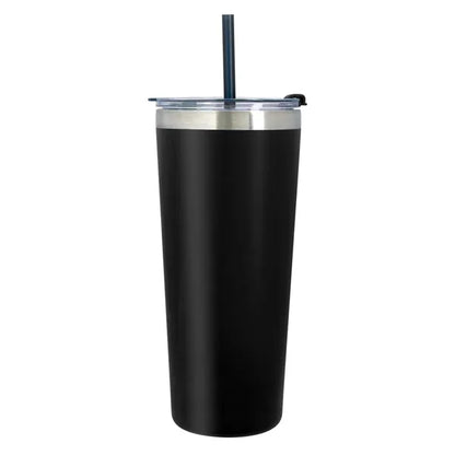 22 oz.Colma Vacuum Tumbler with Straw -Full Color