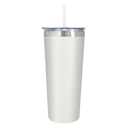 22 oz.Colma Vacuum Tumbler with Straw -Full Color