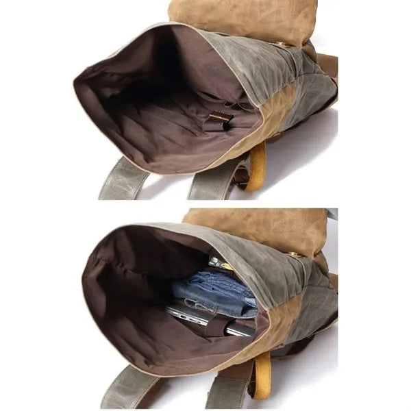 Casual Unisex Canvas Travel Backpack