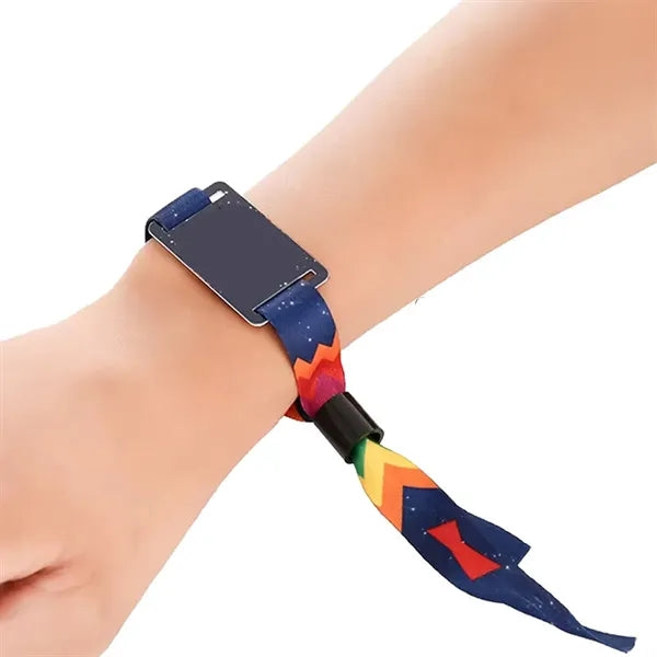 Wristband with Bead and Card,RFID Event Wrist band