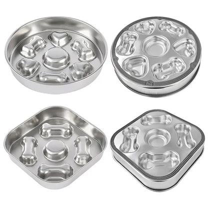 Stainless Steel Slow Feeder Pet Bowl