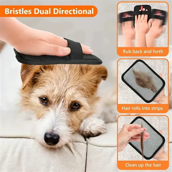 Pet Hair Removal Glove for Dogs & Cats