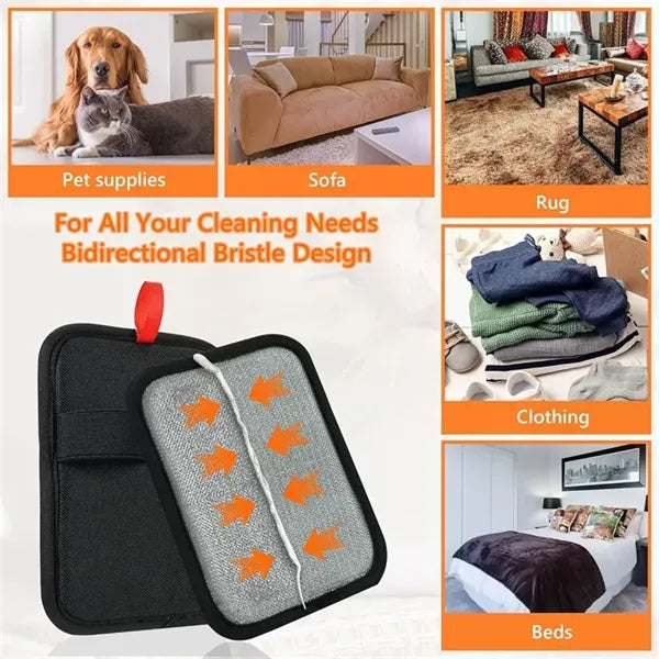Pet Hair Removal Glove for Dogs & Cats