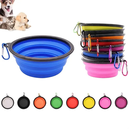 TPE Collapsible Dog Bowls with Clasp