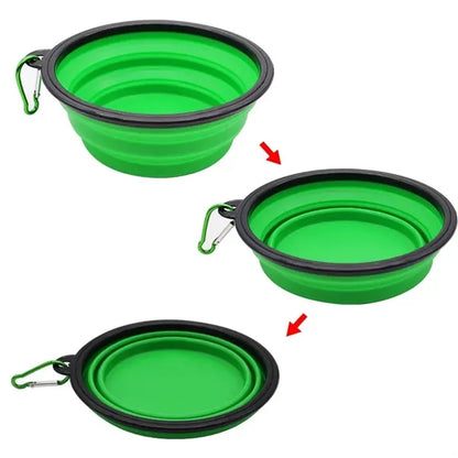 TPE Collapsible Dog Bowls with Clasp