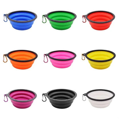TPE Collapsible Dog Bowls with Clasp