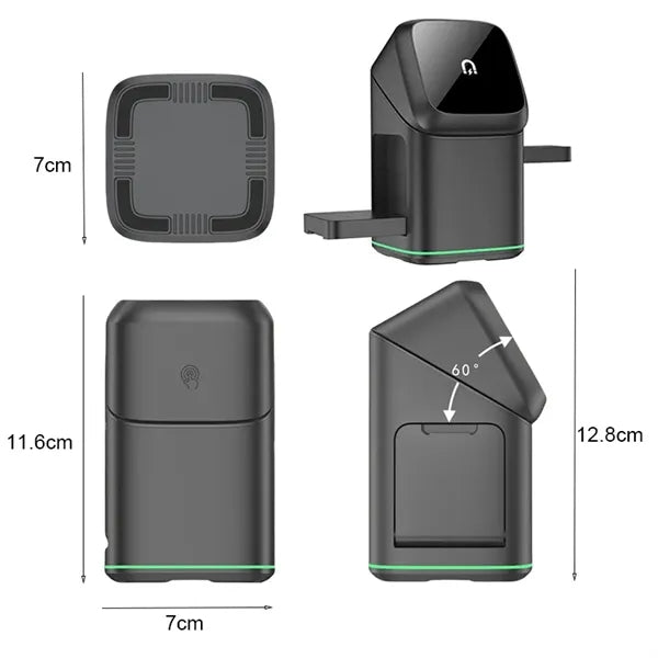 Auto Rotating Magnetic 3-in-1 Wireless Charging Stand