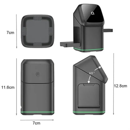 Auto Rotating Magnetic 3-in-1 Wireless Charging Stand