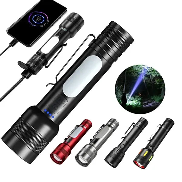 Rechargeable LED Flashlight High Lumens