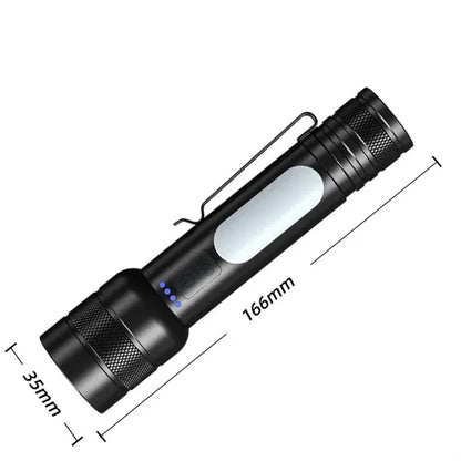 Rechargeable LED Flashlight High Lumens