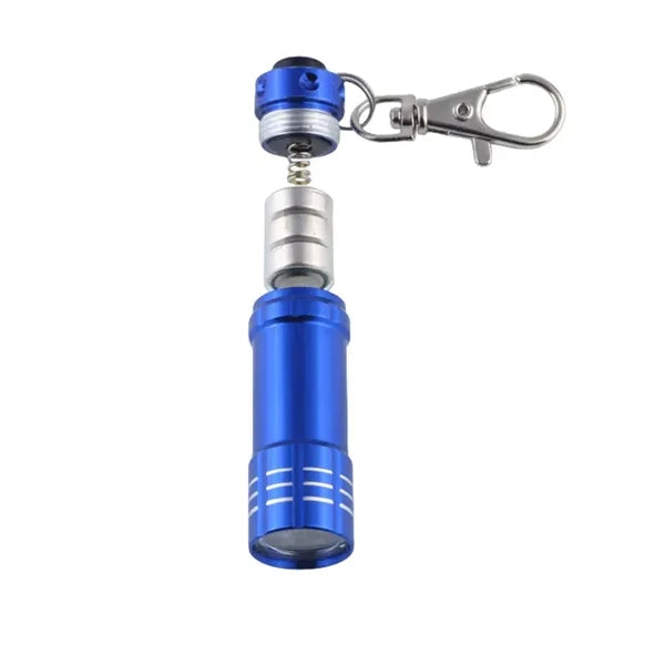 LED Aluminum Flashlight with Keychain Clip