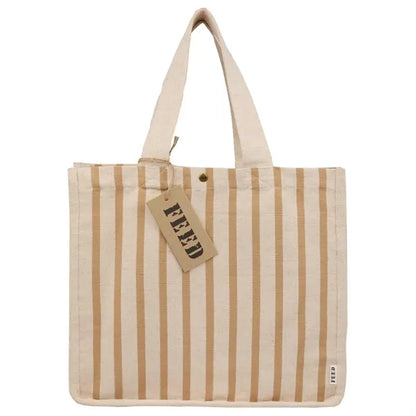 FEED Striped Carry Tote