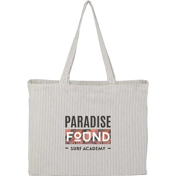 Striped Pacific Recycled Cotton Shopper Tote