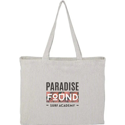 Striped Pacific Recycled Cotton Shopper Tote
