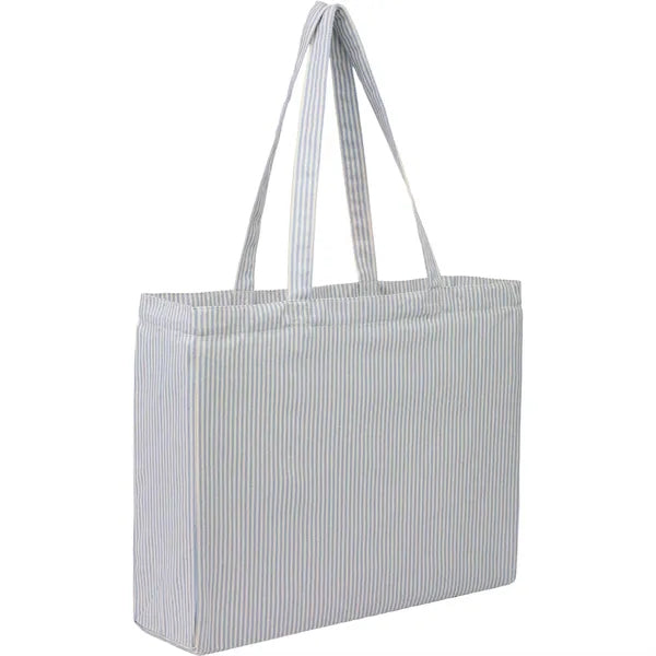 Striped Pacific Recycled Cotton Shopper Tote