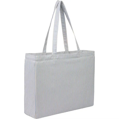 Striped Pacific Recycled Cotton Shopper Tote