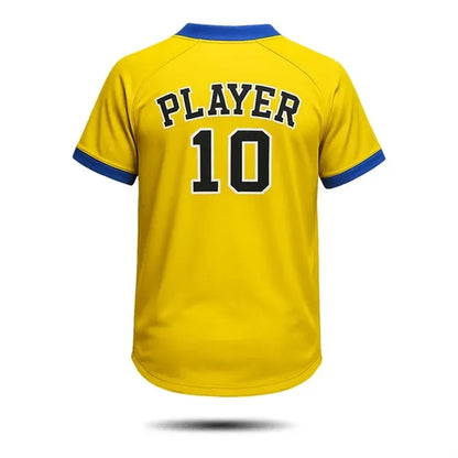 Men's Sublimation 2-Button Baseball Jersey-150G (Interlock)