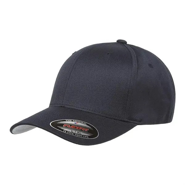 Flexfit Adult Wooly 6 Panel Cap Structured Fitted